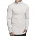 Mens Fashion Cotton High Collar Sweaters