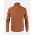 Men’s Male Self  cultivation High Collar Solid Color Sweaters