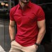 【CLEARANCE】Men's Casual Slim Lapel Short Sleeve Polo Shirt 18107009M