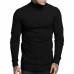 Mens Fashion Cotton High Collar Sweaters